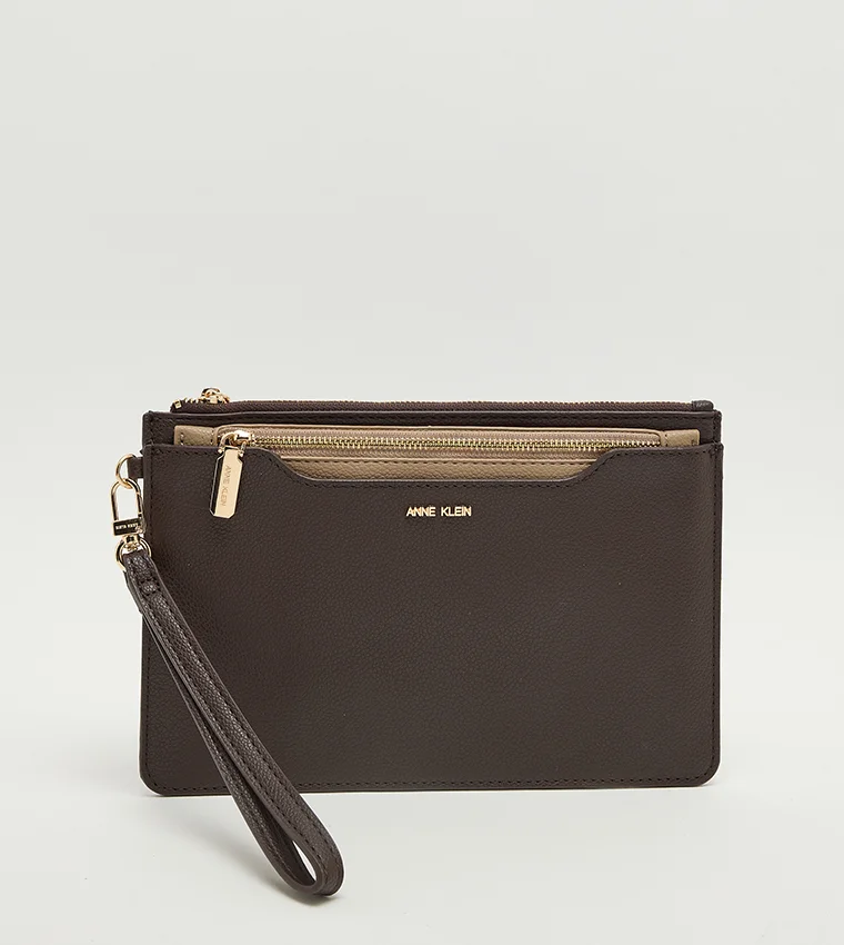 آن كلاين Anne Klein 2-piece Logo Detail Wallet Set