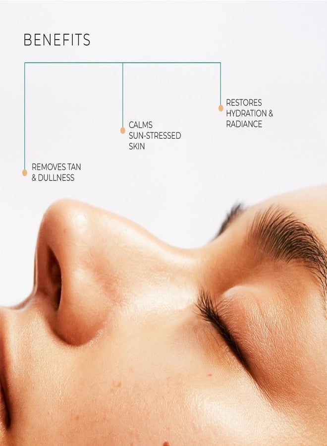 Kanpeki Anti-Tan Facial Kit - 4-Step Skincare Ritual for Tan Removal, Skin Brightening, Hydration, Soothing Sun-Stressed Skin & Boosting Natural Glow | Aloe Vera, Lemon, Turmeric Infused - 48g - Image 3