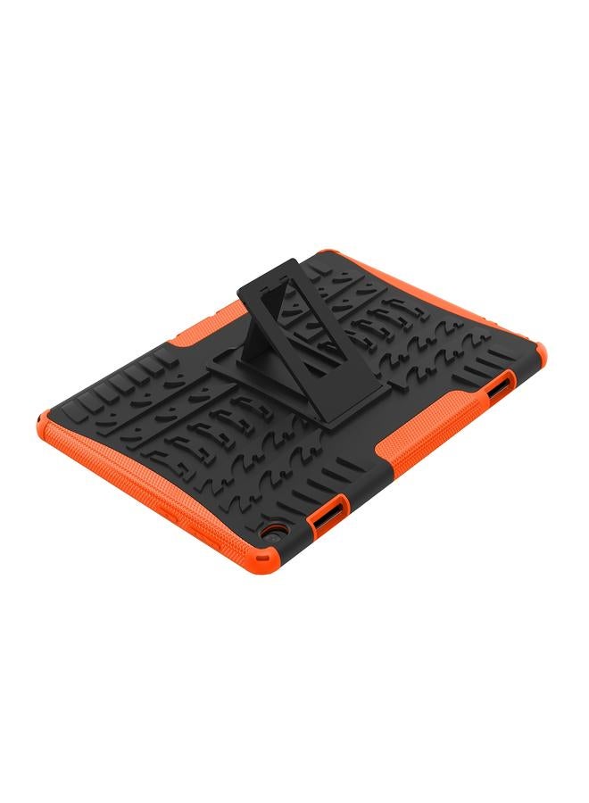 اس-توب جراب واقي من الصدمات مصنوع من مادة TPU+PC لجهاز Lenovo Tab M10 X605 / X505 مع حامل - Image 5