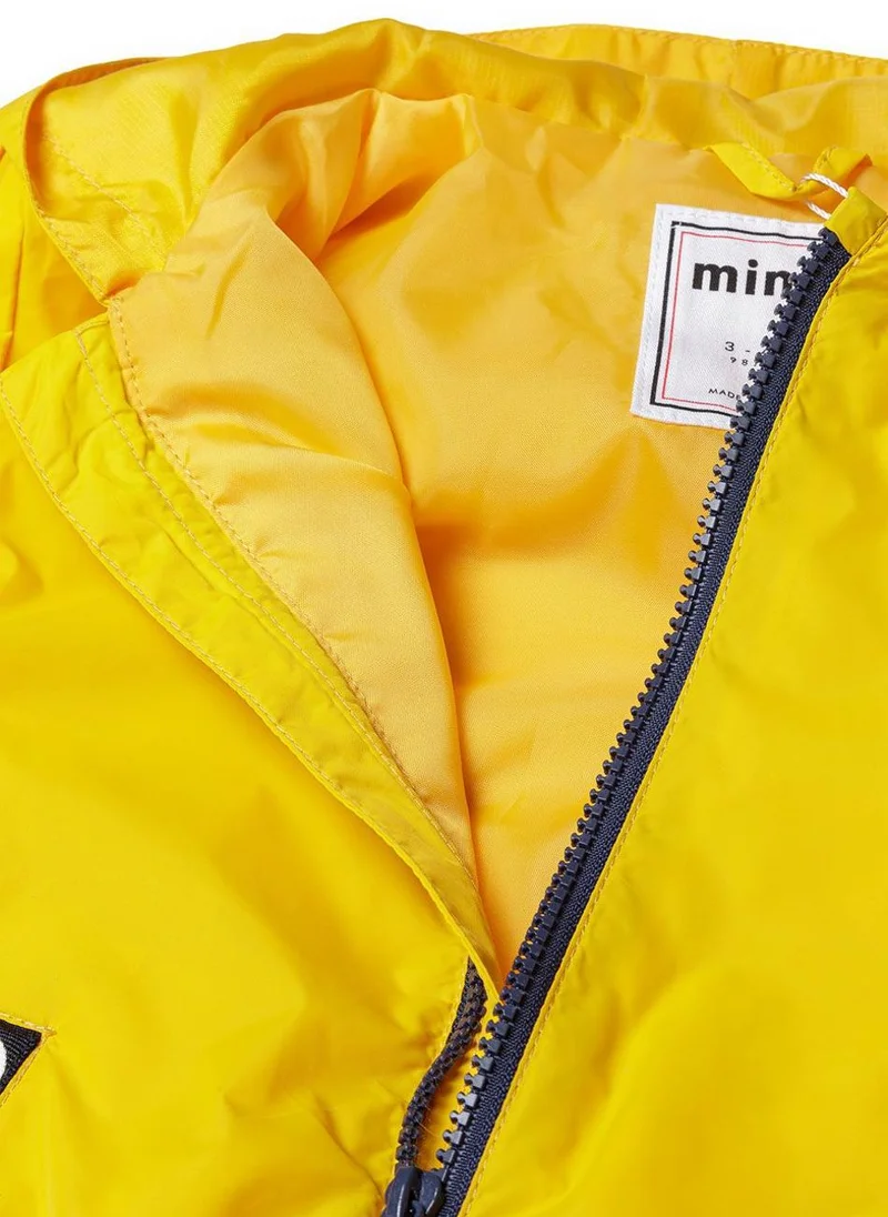 MINOTI Teen Boys Hooded Lightweight Windbreaker Jacket With Zip Up