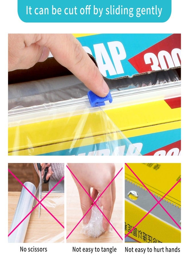 ECOOPTS Cling Wrap Plastic Food Wrap with Slide Cutter and BPA Free Plastic Wrap 12IN×1000FT - Image 4