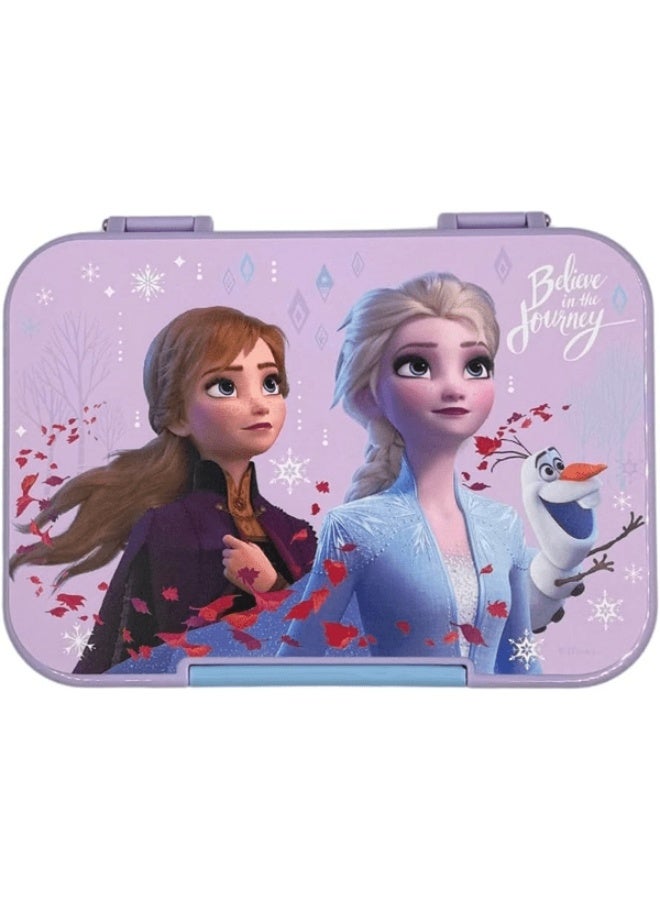 Tiny Wheel Disney Elsa & Anna Single Button Lock Tritan Lunch Box for Kids Multicolor - Image 1