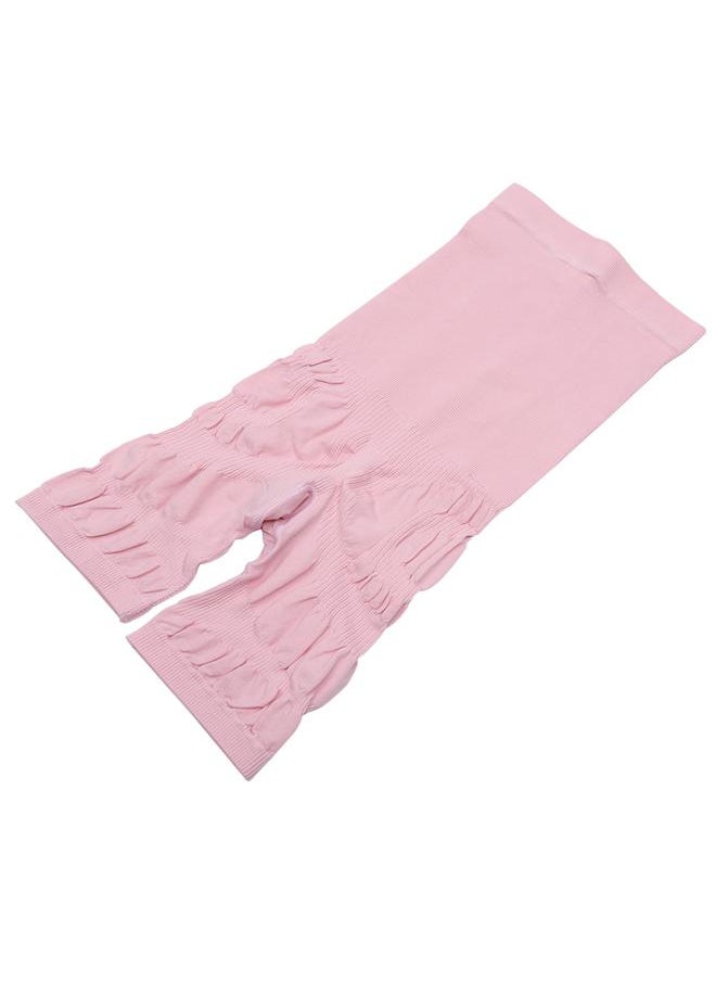 Women Postpartum Abdomen Underwear Butt lifting Body Shaping Abdomen Panties (Pink L)