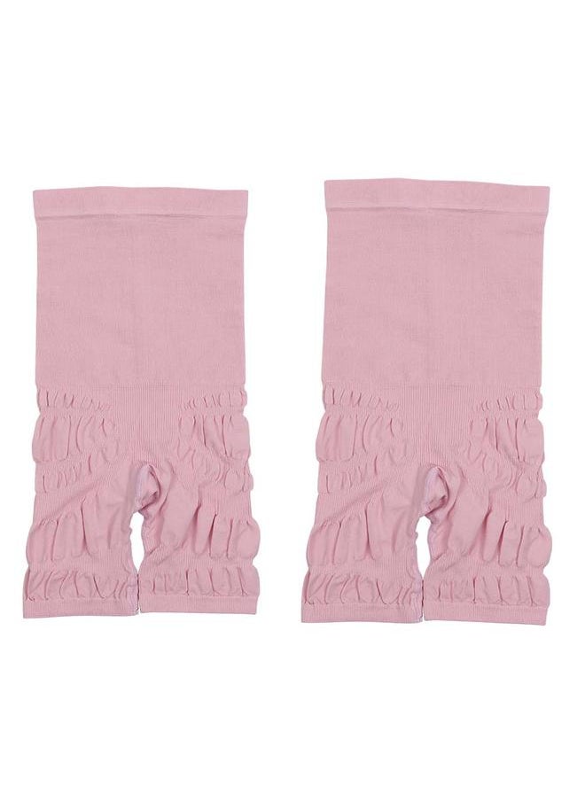 Women Postpartum Abdomen Underwear Butt lifting Body Shaping Abdomen Panties (Pink L)