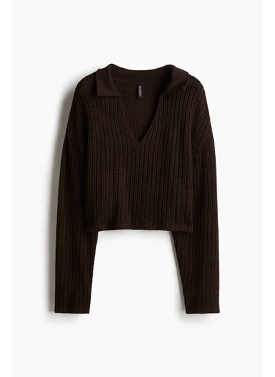 H&M Oversized cable-knit-look jumper
