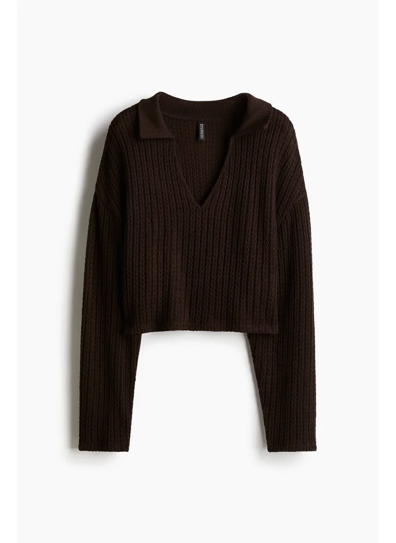 H&M Oversized cable-knit-look jumper