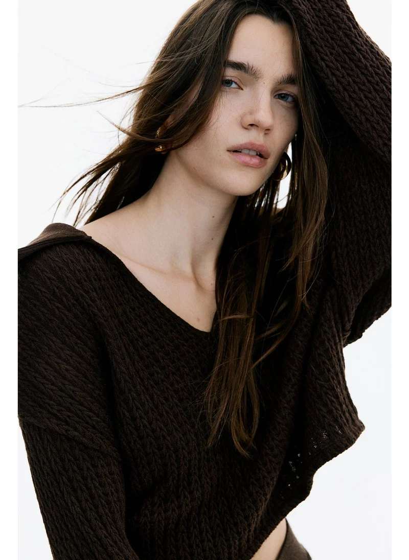 H&M Oversized cable-knit-look jumper