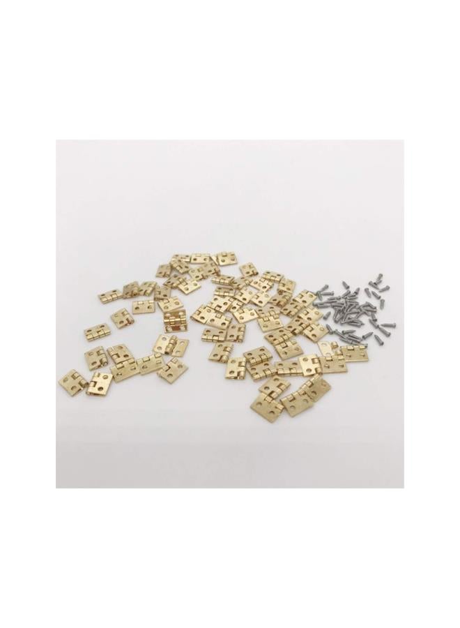 klarako 12pcs Antique Bronze Mini Hinges Folding Hinge with Replacement Screws for Wooden Jewelry Box Dollhouse Crafts - Image 5