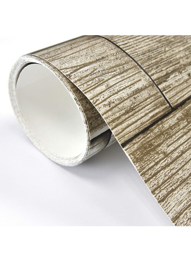 NuWallpaper Nu3130 Reclaimed Wood Plank Natural Peel & Stick Wallpaper Neutral - Image 4