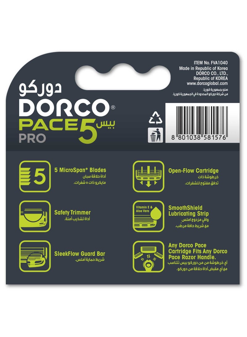 DORCO Pace5 Pro Men Catridges - Image 2