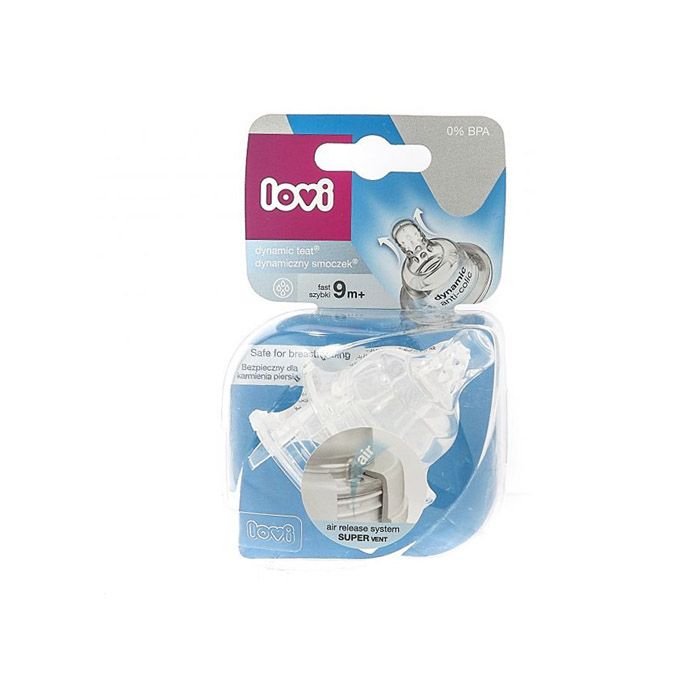 lovi حلمة لوفى الديناميكية - سوبر فينت 9 أشهر + سريعة 2 قطع