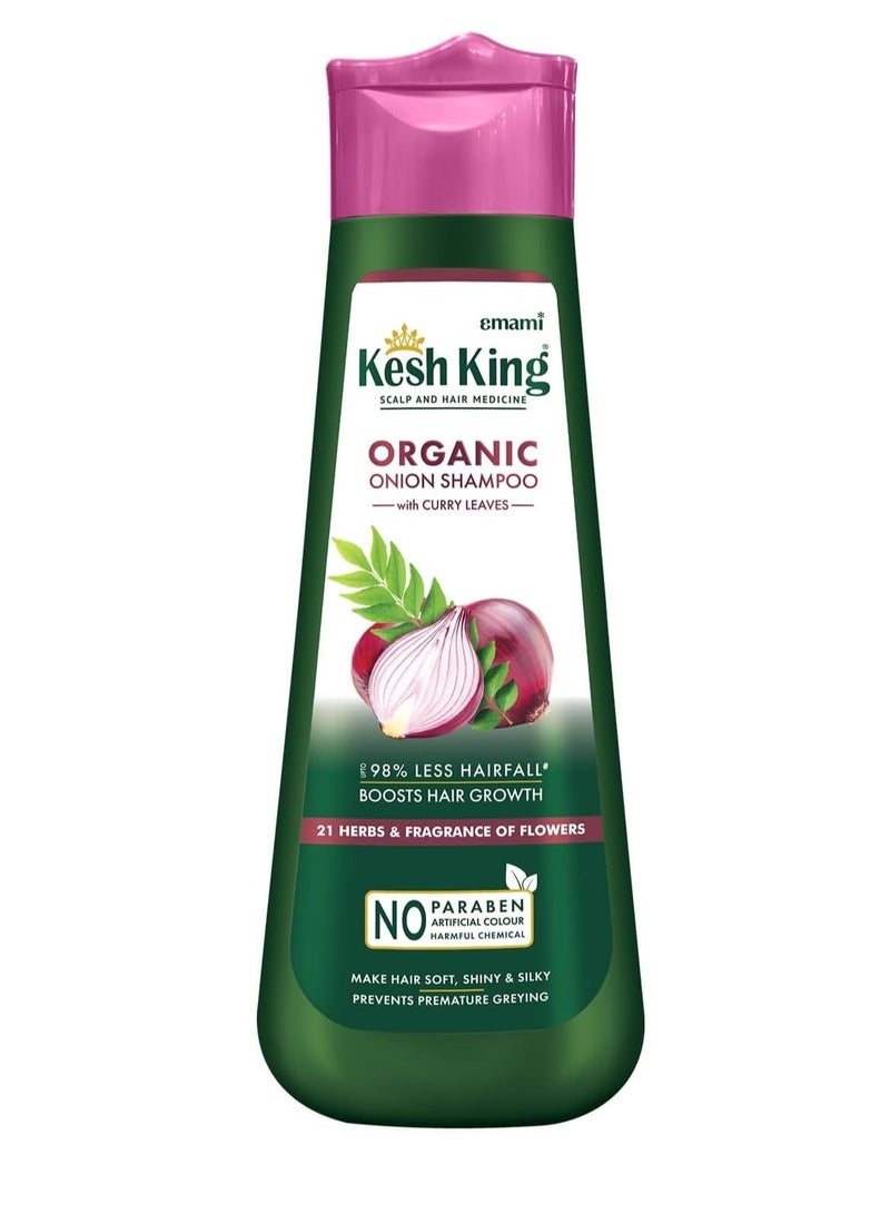 كيش كينج شامبو ببصل الايورفيدا من كيش كينج بـ 21 عشبًا ، يقلل تساقط الشعر ويعزز نمو 300 مل