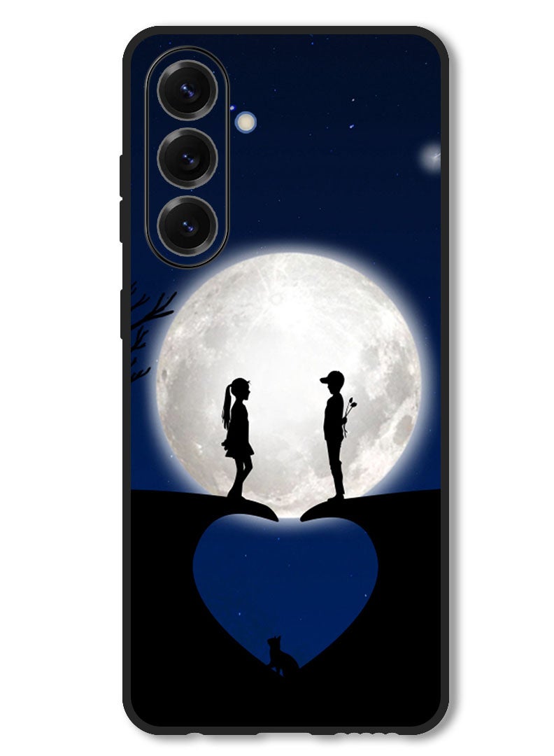 Theodor Case Compatible with Samsung Galaxy F56 6.74 Inch Protection Shockproof Bumper Cover Couple heart - Image 1