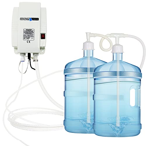 TDRRICH Bottled Drinking Water Dispensing Pump System，Double-Pipe Electric Water Pump for 5 Gallon Power 25W Pressure Value 60psi 1GPM Flow 2.5L Suitable for Coffee/Ice Machines,Refrigerators, Faucets - Image 1