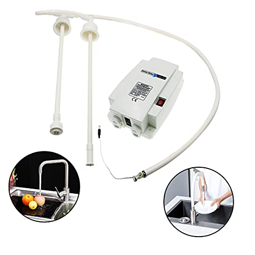 TDRRICH Bottled Drinking Water Dispensing Pump System，Double-Pipe Electric Water Pump for 5 Gallon Power 25W Pressure Value 60psi 1GPM Flow 2.5L Suitable for Coffee/Ice Machines,Refrigerators, Faucets - Image 5