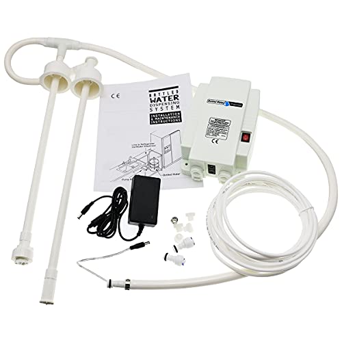 TDRRICH Bottled Drinking Water Dispensing Pump System，Double-Pipe Electric Water Pump for 5 Gallon Power 25W Pressure Value 60psi 1GPM Flow 2.5L Suitable for Coffee/Ice Machines,Refrigerators, Faucets - Image 2