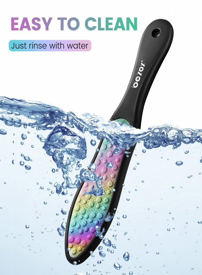 BEZOX Foot File Callus Remover(1 PCS), Double Sided Callus File Scraper, Foot Scrubber for Cracked Heel and Foot Corn Removal, Stainless Steel Pedicure File - Rainbow - Image 5