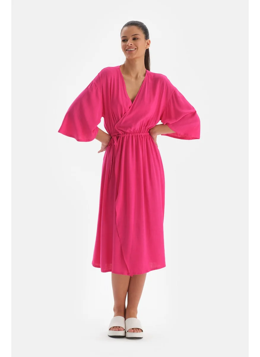 dagi Fuchsia Double Breasted Dress