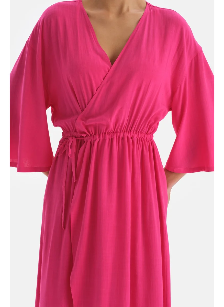 dagi Fuchsia Double Breasted Dress