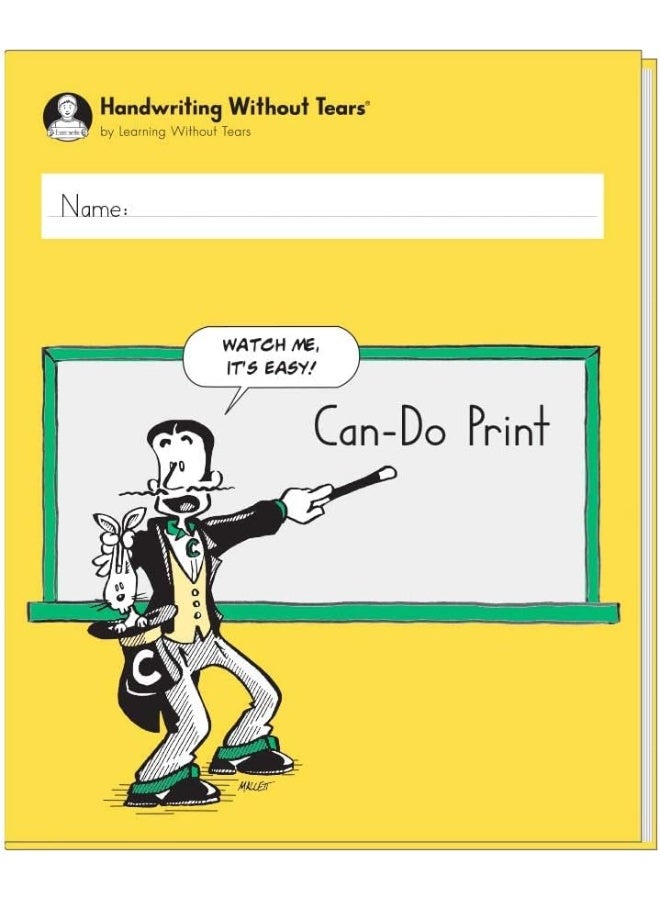 Handwriting Without Tears Learning Without Tears - Can-Do Print Student Workbook, Current Edition - Handwriting Without Tears Series - 5th Grade Writing Book - Print Writing, Language Arts Lessons - for School or Home Use