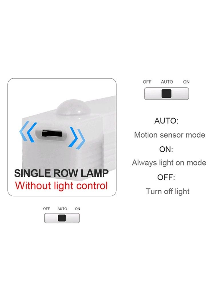 Reko LED Cabinet Lights Closet Light, Motion Sensor 28 LED Closet Lights Cabinet Lights,USB Rechargeable Wardrobe Stair Step Kitchen,Stick-on Anywhere Dimmable Strip Lighting for Kitchen, Hallway, Stairway - Image 5