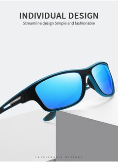 STAUD Sports Sunglasses Polarized Lenses, Cycling Sunglasses, Durable Ultra Light Cycling Glasses with Lanyard Case Glasses Case, Outdoor Sports Polarized Glasses, Windproof Sunglasses  - Image 3