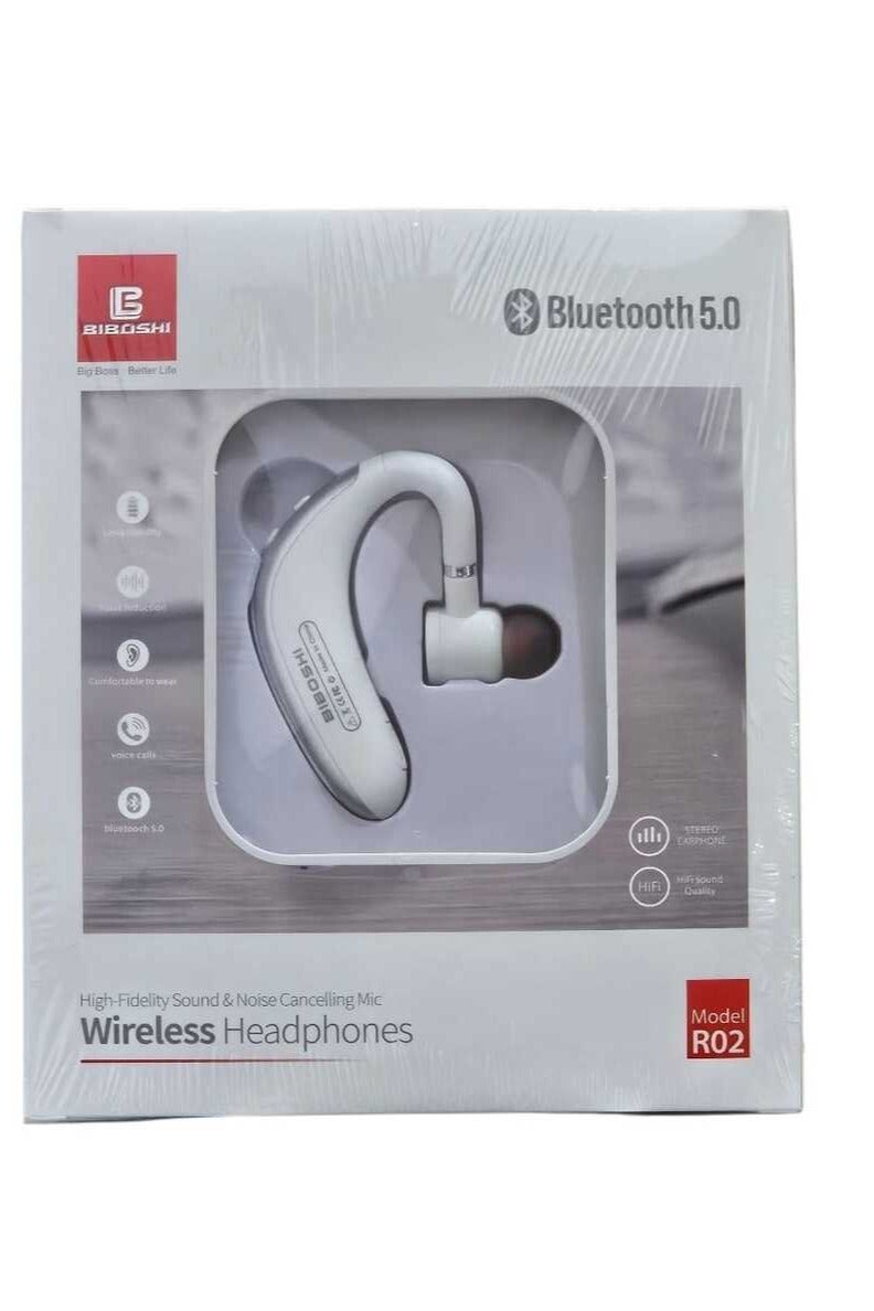 Biboshi Single Wireless Bluetooth Hands Free Earphone with High Definition Microphone Waterproof Sports - Image 1