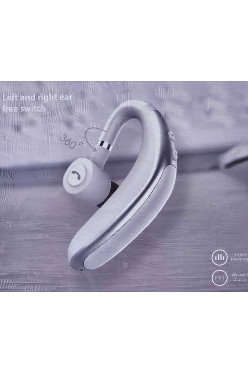 Biboshi Single Wireless Bluetooth Hands Free Earphone with High Definition Microphone Waterproof Sports - Image 2