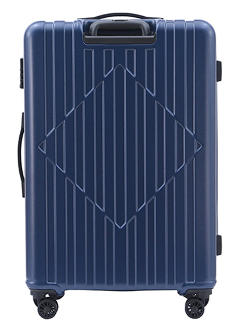 AMERICAN TOURISTER Skytrac DW V2 Suitcase, Check-In Size 79 cm / 29 inch, 4 Spinner Wheels, Hard Top, Polypropylene, Navy Blue|TSA Combination Lock|Scratch & Impact Resistant Material - 3 Years Global Warranty - Image 4