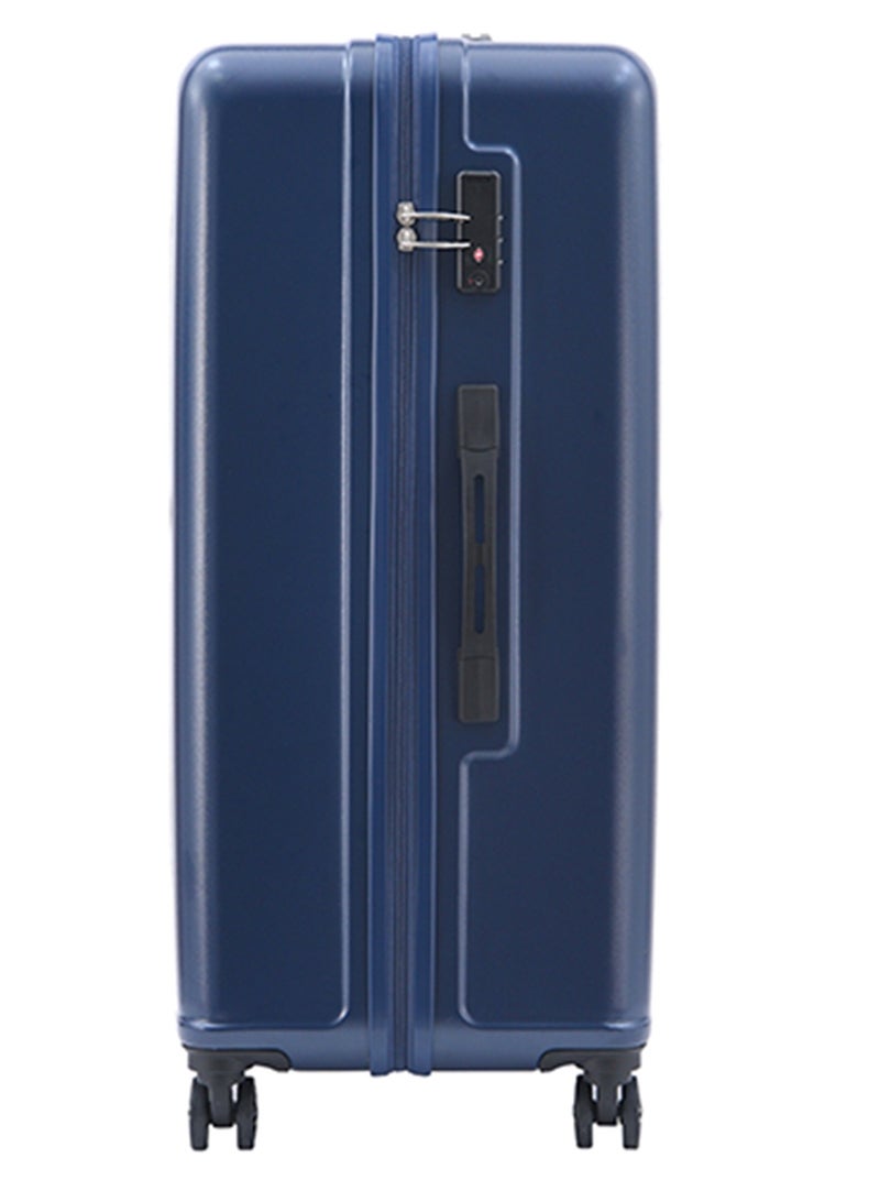 AMERICAN TOURISTER Skytrac DW V2 Suitcase, Check-In Size 79 cm / 29 inch, 4 Spinner Wheels, Hard Top, Polypropylene, Navy Blue|TSA Combination Lock|Scratch & Impact Resistant Material - 3 Years Global Warranty - Image 2