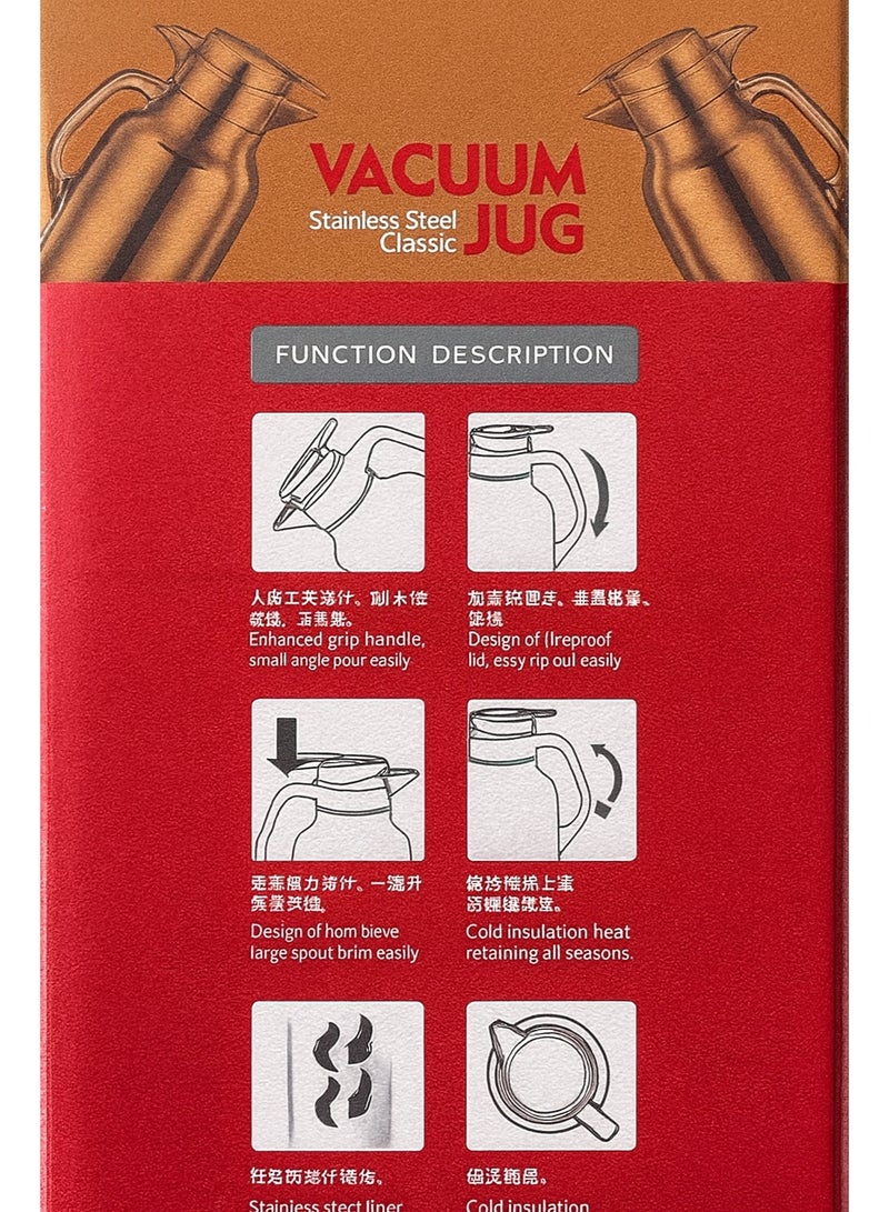 5. Premium Stainless Steel Thermos Jug – 1.6L - Image 2