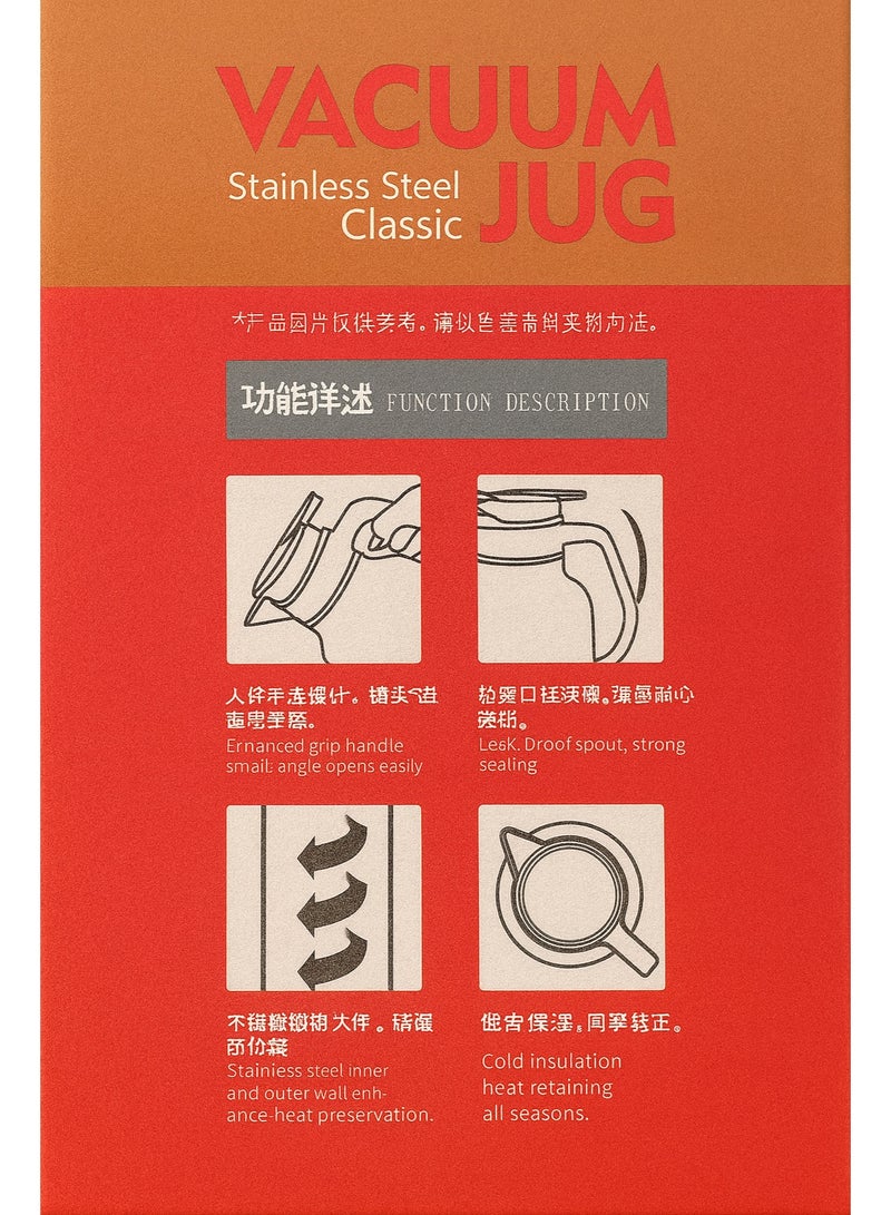 5. Premium Stainless Steel Thermos Jug – 1.6L - Image 3