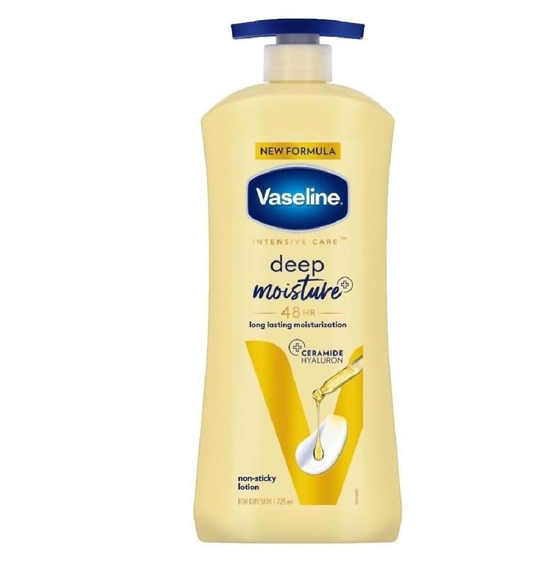 Vaseline Deep Moisture Body Lotion with Ceramide Hyaluron|10X More|For Dry Skin (725 ml) - Image 5