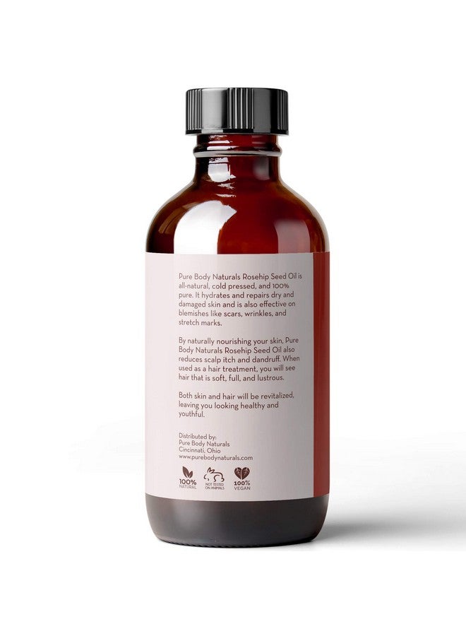 بيور بدي ناتشورالز زيت الوجه بزيت ثمر الورد من بيور بودي ناتشورالز، للوجه والأظافر والشعر والبشرة، زيت بذور ثمر الورد، 113 مل - Image 3