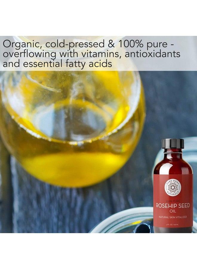 بيور بدي ناتشورالز زيت الوجه بزيت ثمر الورد من بيور بودي ناتشورالز، للوجه والأظافر والشعر والبشرة، زيت بذور ثمر الورد، 113 مل - Image 2