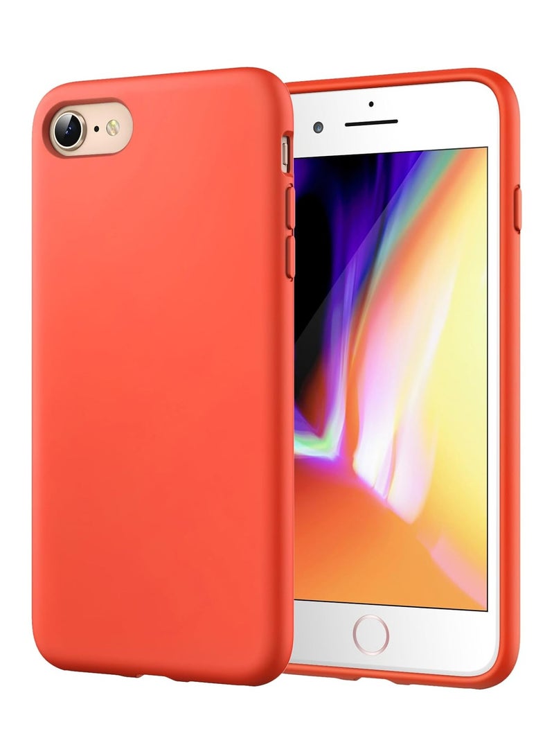 LEDIN Silicone Case for iPhone SE 3/2 (2022/2020 Edition), iPhone 8 and iPhone 7, 4.7-Inch, Silky-Soft Touch Full-Body Protective Case, Shockproof Cover with Microfiber Lining - Image 1