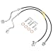 Racewill 2PCS Front Extended Brake Lines Stainless Steel Brake Line 89705 Compatible with 19992004 Ford Super Duty F250F350 Fit for 48 Suspension Lift - Image 2