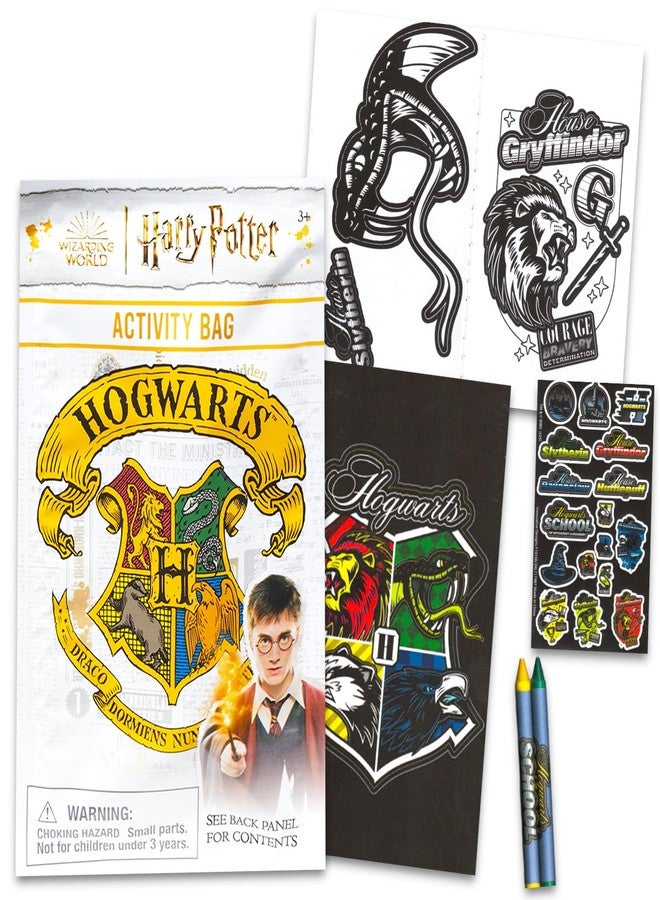 HARRY POTTER Hogwarts Birthday Party Favors Set - 24 PIECE Hogwarts House Play Packs | Mini Coloring Books, Stickers & More for Goodie Bags - Image 5