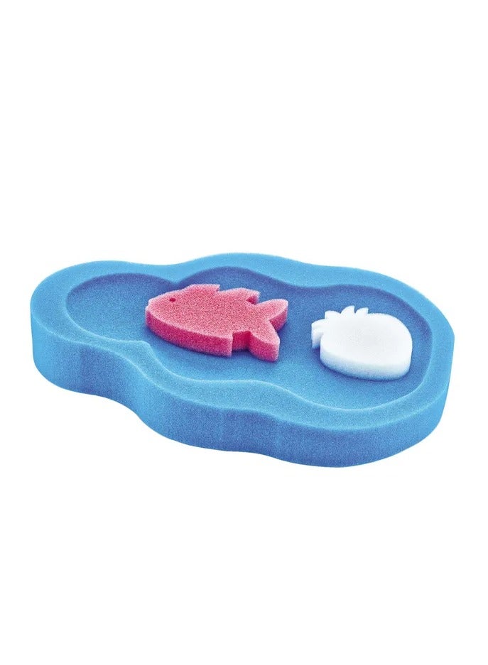 BabyJem BABYJEM Baby Bath Sponge - Blue (039BL) 