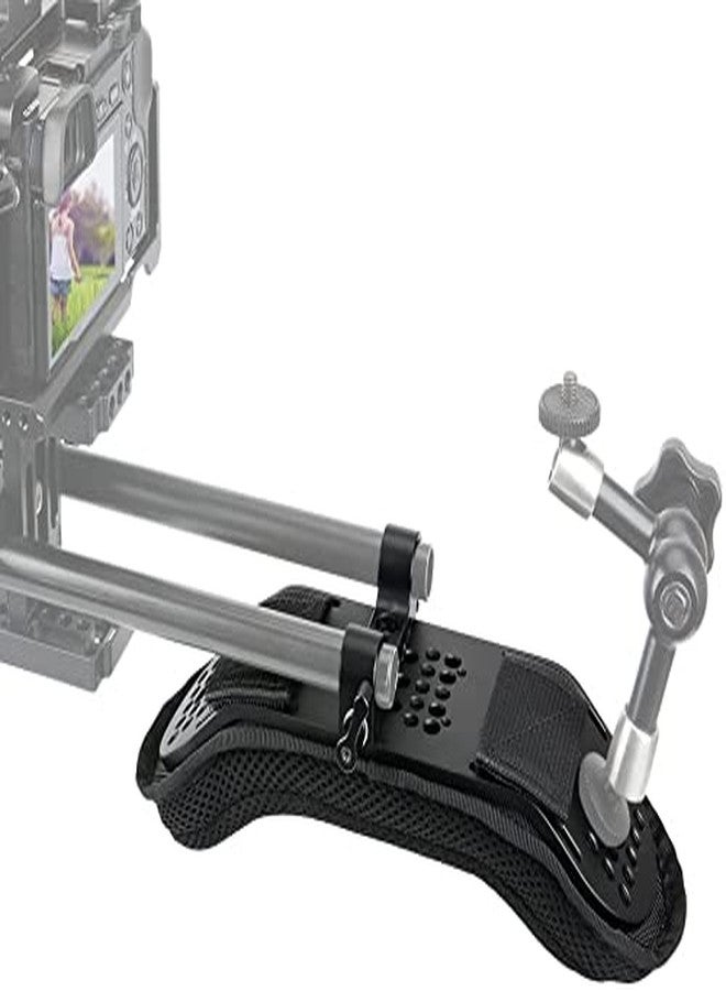 ناسيريغ حامل كتف ثابت من NICEYRIG / وسادة كتف لكاميرا الفيديو DV/DC نظام دعم كاميرا DSLR (كتلة سكة 15 مم) - Image 3