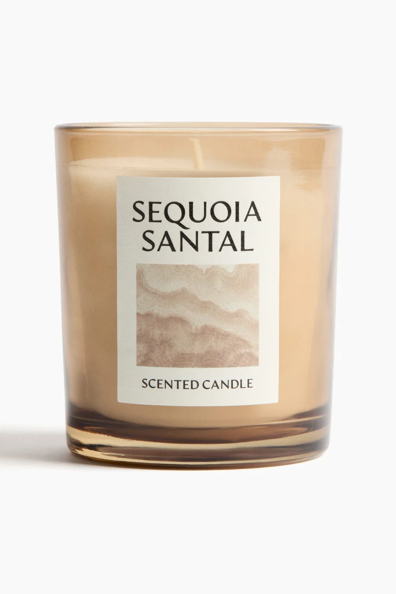 H&M Scented candle in a glass holder