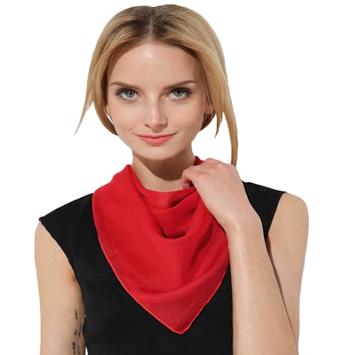 Fairycece Red Neck Hair Scarf Headband Chiffon Scarf Barnacle Boy Costume Bulma Costume - Image 5