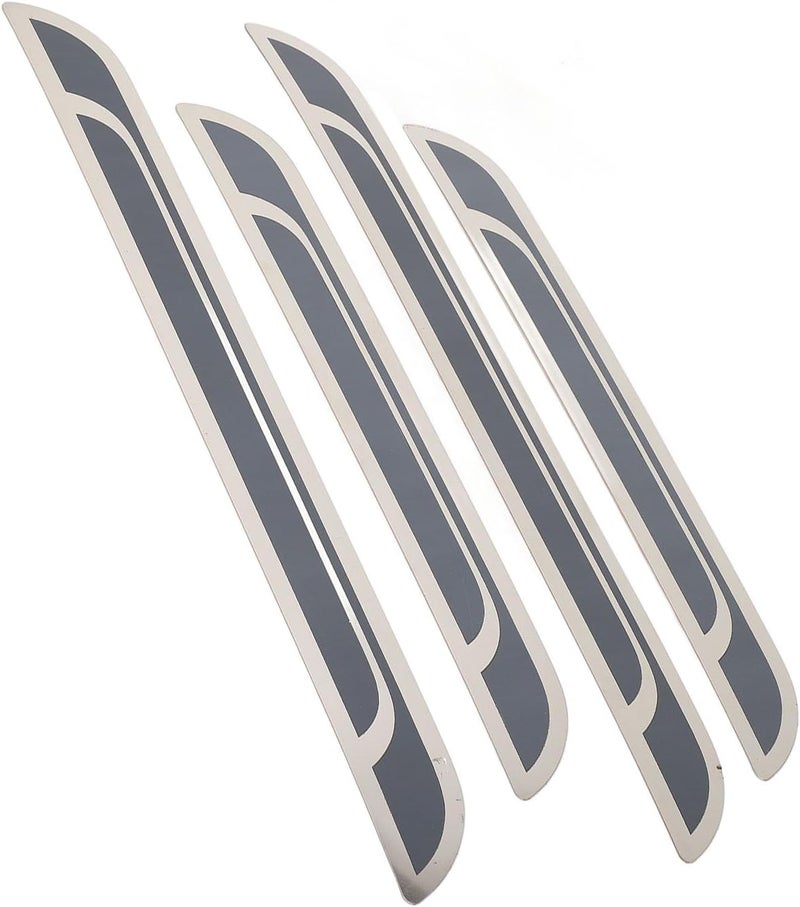 Door Sill Cover Guard, Stainless Steel Trim, 4Pcs for 208 307 308 408 508 2008 3008 - Wear, Easy to Install, Protects and Enhances Vehicle Appearance - Image 5