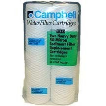 Campbell 1SHD Sediment Filter Cartridge 50 Micron 9 34 2 Pack
