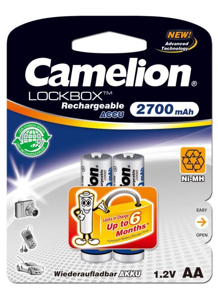 كاميليون Camelion Lockbox Aa 2700mAh