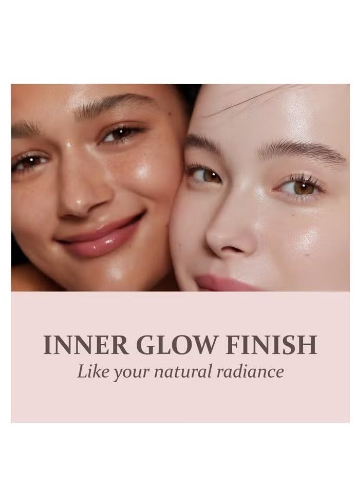 HINCE True Dimension Radiance Balm 10G Natural Shimmer Glow Face Highlighter Stick Glow Balm Korean Blush Transparent Color Skin Tone Slim Fitting Texture, Multi Makeup Stick (1, Light, Lt001) - Image 3