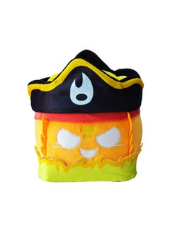 General 20cm Black And Orange Box Plush Toy, Blox Fruits Fruit Game Surrounding Plush Toy Props Boys And Girls Birthday Gift  - Image 1