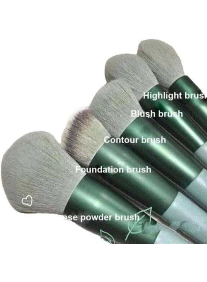 فكس مجموعة فرش مكياج احترافية من فيكس، مكونة من 13 قطعة مع صندوق إكسسوارات المكياج وشنطة حمل أنيقة - Image 4