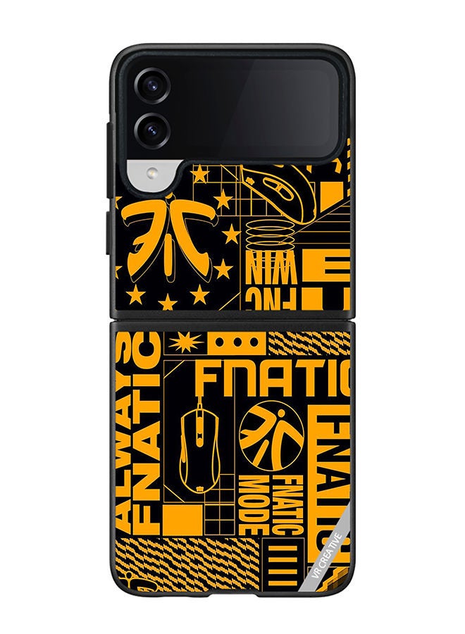 VR CREATIVE Protective Case Cover For Samsung Galaxy Z Flip4 Team Fnatic Design Multicolour - Image 1