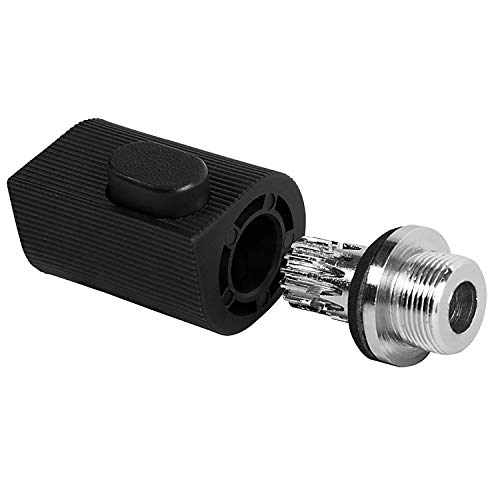 OnStage On-Stage QK-10B Professional Quik-Release Microphone Adapter, Black - Image 3